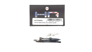 Hot Racing +4mm Steel Drive Stub Axles For Axial SCX24