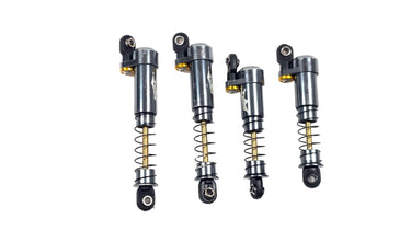 DLUX RC Big Bore Competition Crawler Shocks w/ Offset Shock Caps