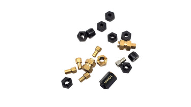 1/24-1/18 Scale Hex & Barrel Nut Lot
