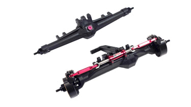 Vanquish H10 Optic Straight Axle Set w/ GPM Steering Ram Kit