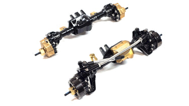 Built Traxxas TRX4 Locked Portal Axles w/ Brass & Aluminum HopUps