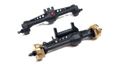 Vanquish F10 Straight / F10 Portal Mullet Spec Axle Set w/ Deadloc Brass Steering Knuckles