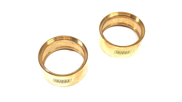 1.9 Injora Brass Bead Lock Clamp Rings Pair (2)