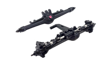 Vanquish H10 Straight Axle Set w/ Aluminum Steering Links & Rod Ends
