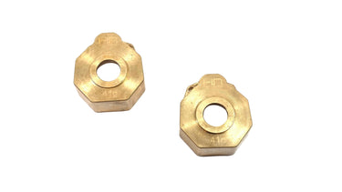Hot Racing 41g Brass Portal Covers for Traxxas TRX4 Pair (2)