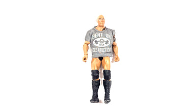 Bald Wrestler Action Figure Scale Driver w/ Gray Shirt