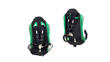 1/10 Scale Kirkey Style Racing Seat Pair (2) w/ Harnesses