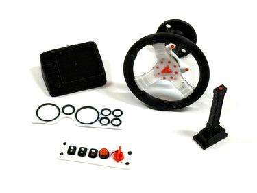 Accesorios interiores del Buggy Lunar a escala impresos en 3D de Knight Customs (a color)