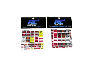 For Sale, Sold, Not For Sale Scale Sticker Sheets