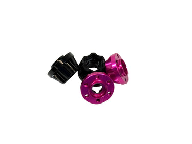 Pink & Black SLW Hub Set 350 Size Set of 4 No Hardware