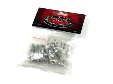 Extremo de rótula/junta Heim de acero M4, nuevo y raro, RC4WD Super Scale, cantidad 10