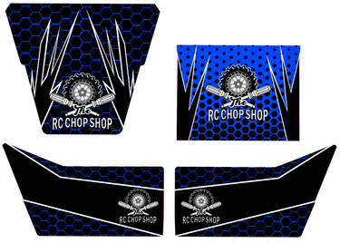 Speedy RC R2XXL SCX6 Moon Buggy Wrap Kit RC Chop Shop Theme (Various Colors)