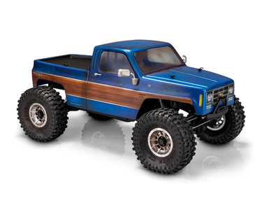 Nueva carrocería "pre-recortada" del Chevy K10 Rock Crawler 1978 de JConcepts (transparente) (12.3") n.° 0465
