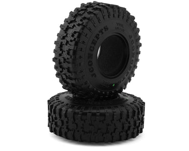New JConcepts Tusk 2.2" All Terrain Rock Crawler Tires (2) (Green) (Class 3 - 5.25") No. 4090-02