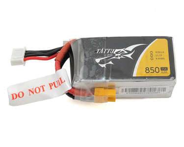New Tattu 3s LiPo Battery 75C (11.1V/850mAh) w/XT-30 Connector