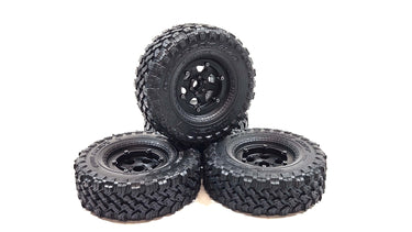 Vanquish 1.9 4.65 Falken Wildpeak M/T w/ Incision Plastic Bead Lock Wheels