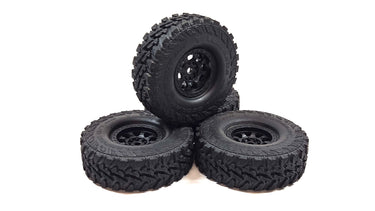 Vanquish 1.9 4.75 Yokohama Geolander M/T G003 Tires On Riot Plastic Bead Lock Wheels