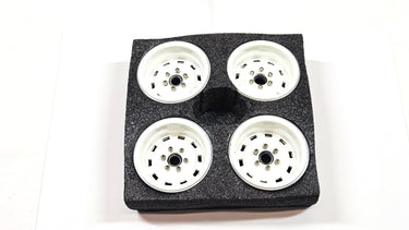 1.9 Aluminum White Bead Lock Wheels