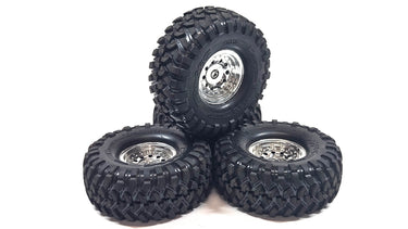 1.9 Stock Traxxas TRX4 Plastic Wheels w/ Canyon Trail Tires