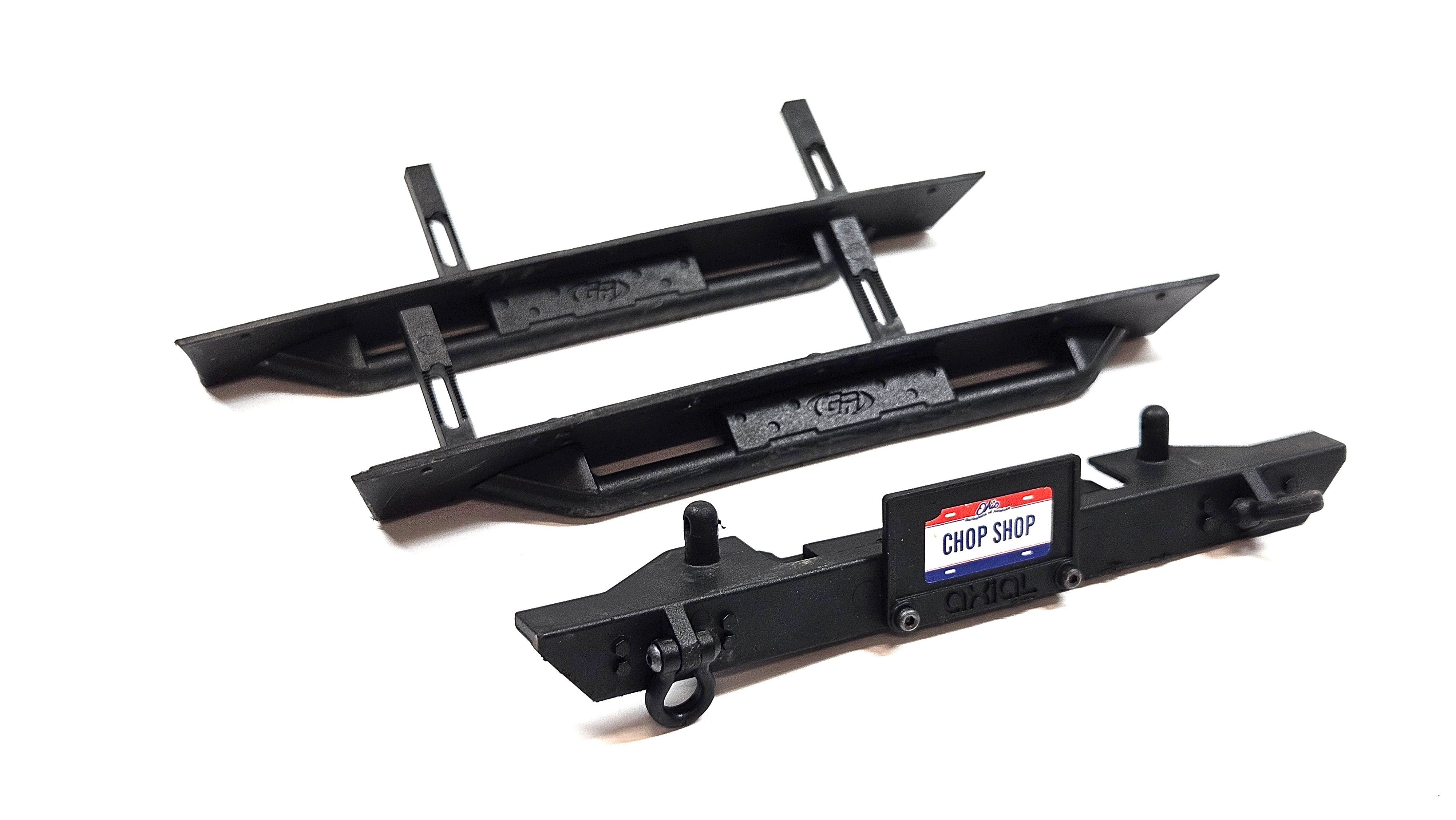 Axial SCX10iii Jeep CJ7 Rear Bumper & Rock Sliders – The RC Chop Shop