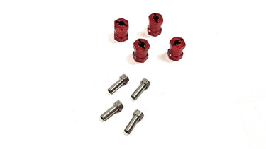 12mm Aluminum Wheel Widener Hex's w/ Barrel Nuts