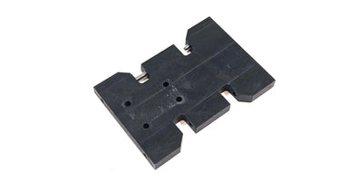 No Name Delrin Skid Plate w/ Standard 3 Gear Transmission Mount Pattern