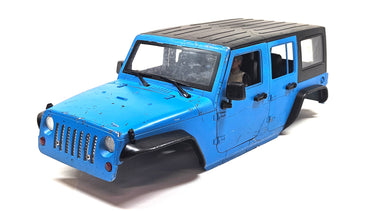 RC4WD Cross Country "Jeep Rubicon" Hard Body w/ Interior & Driver