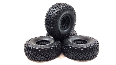 Axial SCX6 Plastic Bead Lock Wheels w/ BFGoodrich Mud-Terrain T/A KM3 Tires