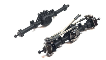 Element Straight Axle Set w/ SSD Brass Steering Knuckles & Diff Cover