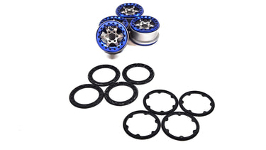Discontinued 1.9 SuperShafty V1 Falcon Bead Lock Wheels w/ Scale Hardware & Extra Rings