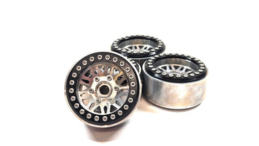 Discontinued Gear Head RC 1.9" Vegas Aluminum Beadlock Wheels Set of 4