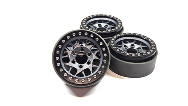 1.9 Vanquish Aluminum KMC Bully Bead Lock Wheels
