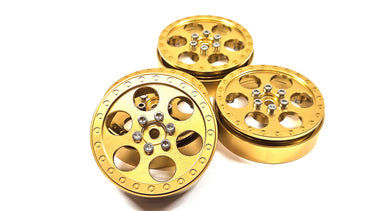 SuperShafty 2.2 Osprey Aluminum Bead Lock Wheels w/ Hubs