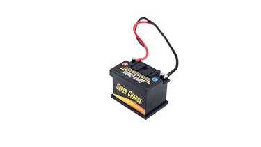Scale "SuperCharge" Car Battery w/ Terminals