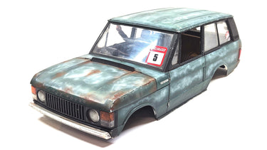 Custom Weathered Range Rover Hard Body w/ Axial SCX10 Chassis Mounts