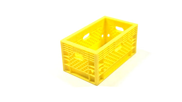 Yellow Milk Crate (wide)