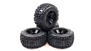 Proline 2.72 x 5.85 17mm Wheels & Tires Set #1178