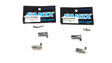 Samix Aluminum SCX-6028BK SCX10 Side Rail Mount Set of 4