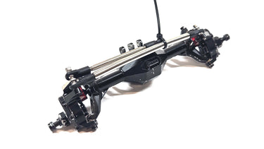 Vanquish Aluminum (Painted) Currie Front Portal Axle w/ Steering Link
