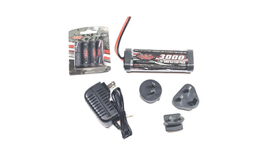 RC4WD Battery Starter Set w/ Wall Charger
