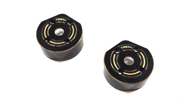 Treal Brass Portal Covers For Axial SCX10III Portal Axle Set