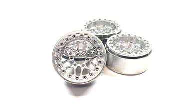 Vision Metal Designs Aluminum 24 Hole - 1.9 "Portal Friendly" Bead Lock Wheels