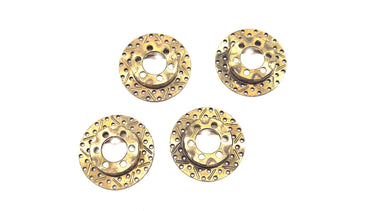 Hibby Made Machined Gold Scale Brake Rotors For 1.9 / 2.2 Bead Lock Wheels