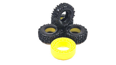 Injora Cling On 1.3 Tire Set w/ Silicone Tire Inserts