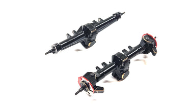 Complete Axial SCX24 Aluminum & Brass Axle Set