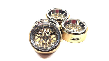 1.3 Aluminum & Brass Bead Lock Wheel Set of 4