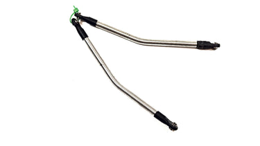 Vanquish Stainless Rear Upper Link Set For Axial Yeti