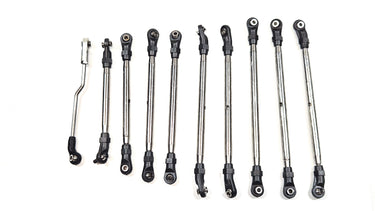 Axial SCX10iii Stainless JLU 12.3WB Link Kit