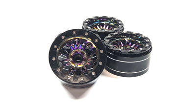 2.2 Neo Chrome Bead Lock Wheels w/ Hubs