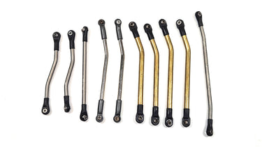 SSD RC Titanium & Brass High Clearance Link Kit 12.3WB